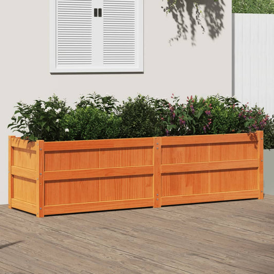 Garden Planter 180x50x50 cm Solid Wood Douglas Brown pine