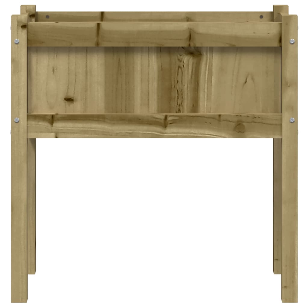 vidaXL Garden Planter with Legs 70x31x70 cm Impregnated Wood Pine 5