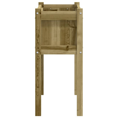 vidaXL Garden Planter with Legs 70x31x70 cm Impregnated Wood Pine 6