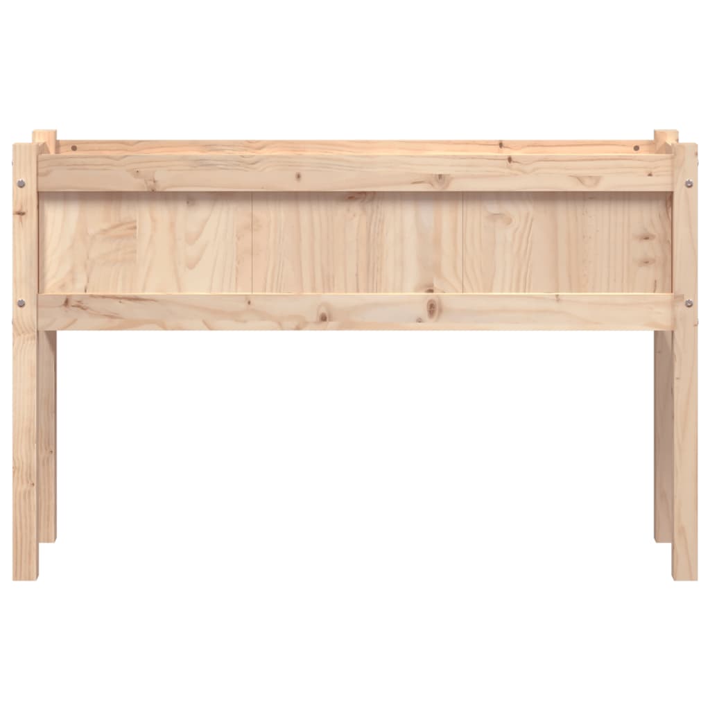 vidaXL Garden Planter with Legs 110x31x70 cm Solid Wood Pine 5