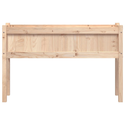 vidaXL Garden Planter with Legs 110x31x70 cm Solid Wood Pine 5