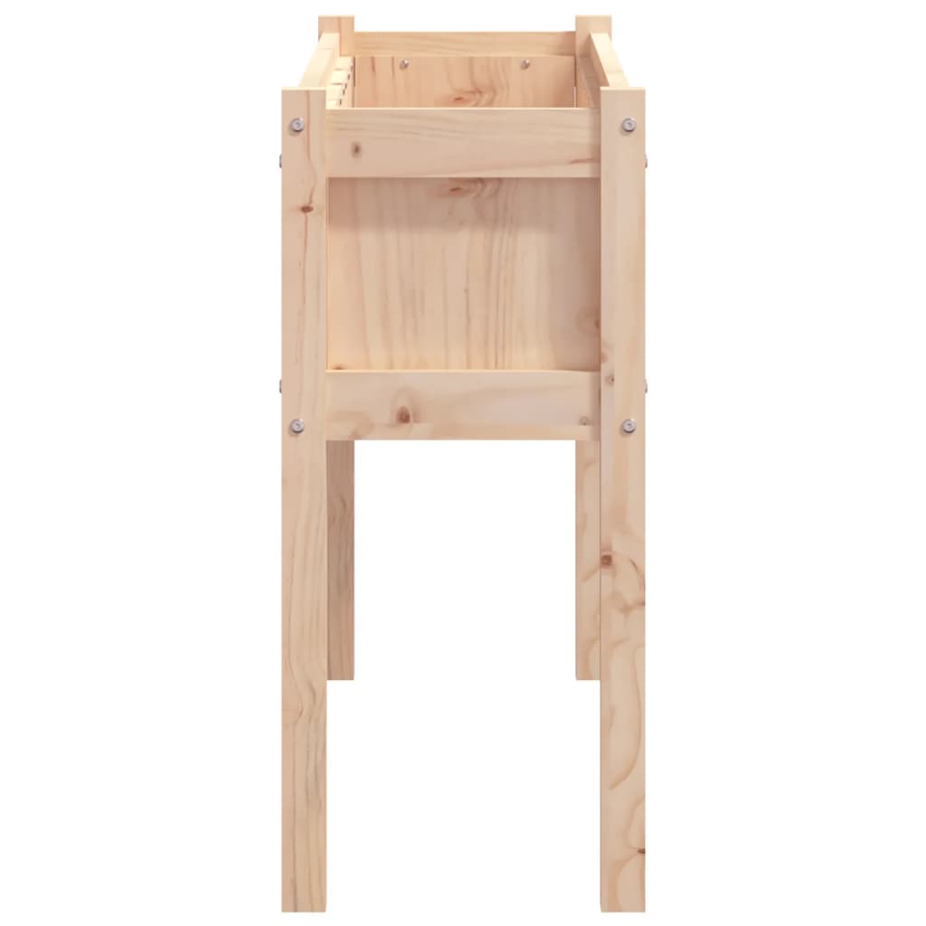 vidaXL Garden Planter with Legs 110x31x70 cm Solid Wood Pine 6