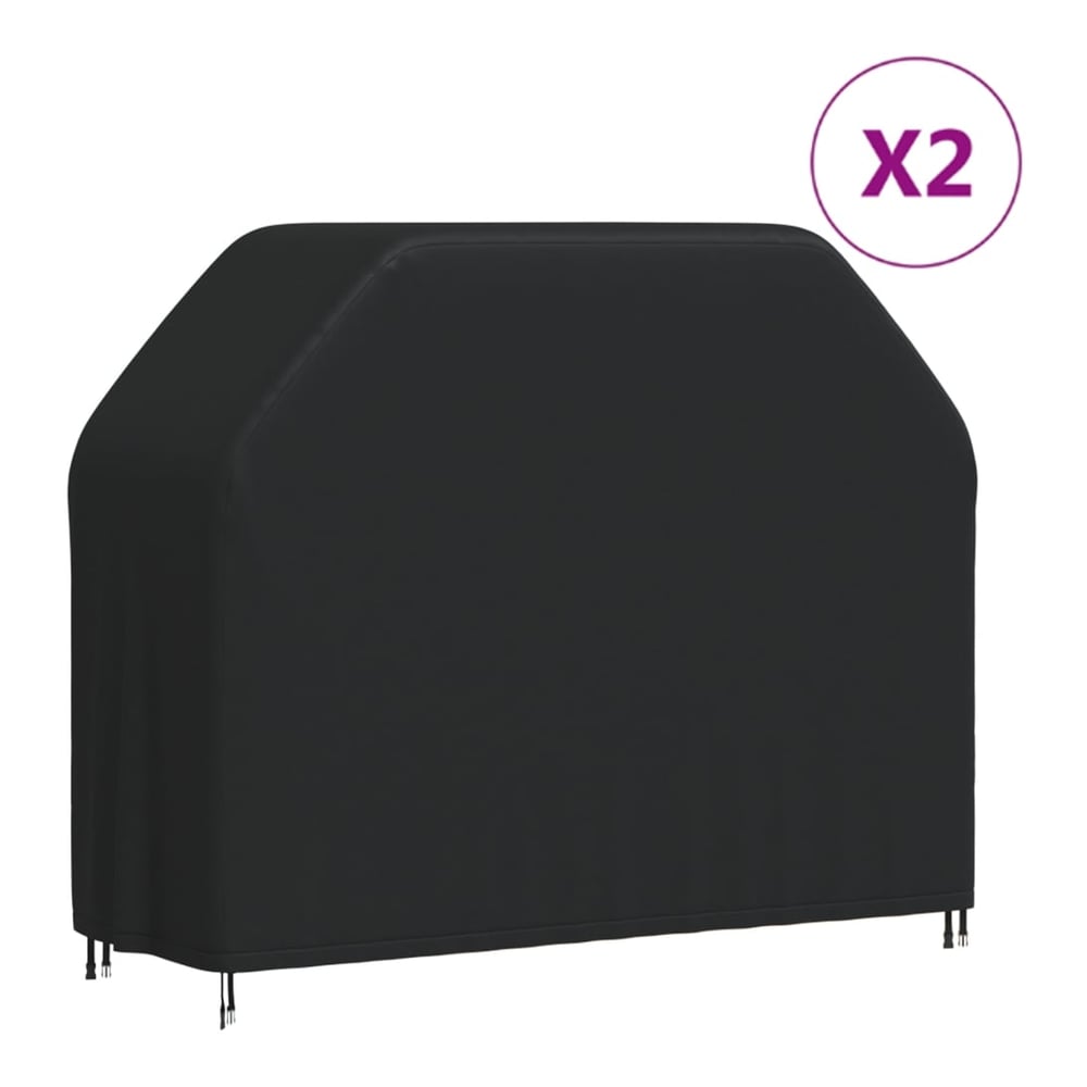 vidaXL BBQ Covers 2 pcs 420D Oxford Fabric