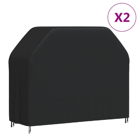 BBQ Covers 2 pcs 420D Oxford Fabric 147 cm 112 cm