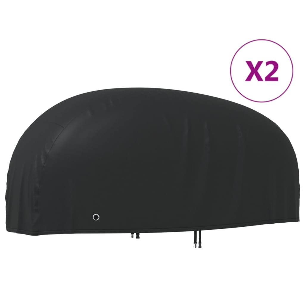Motorcycle Covers 2 pcs 210D Oxford Fabric