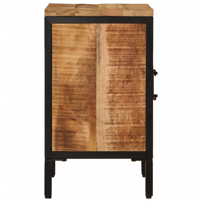 vidaXL Bed Cabinet 40x30x52.5 cm Solid Rough Wood Mango 4