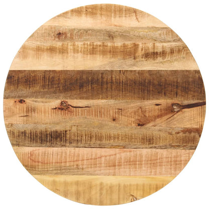 vidaXL Table Top Ø 70x1.5 cm Round Solid Wood Rough Mango 1