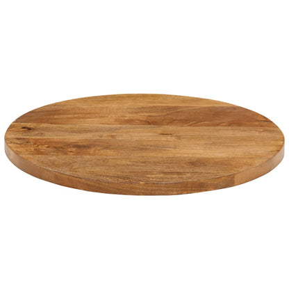 vidaXL Table Top Ø 50x2.5 cm Round Solid Wood Mango 3