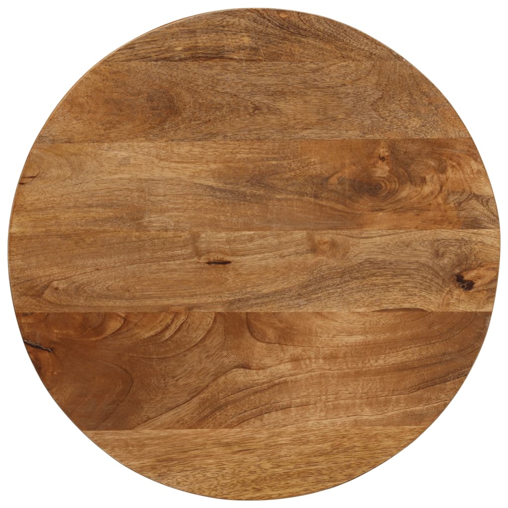 vidaXL Table Top Ø 50x3.8 cm Round Solid Wood Mango 1