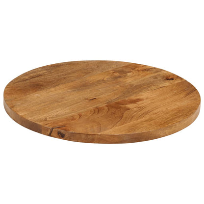 vidaXL Table Top Ø 50x3.8 cm Round Solid Wood Mango 2