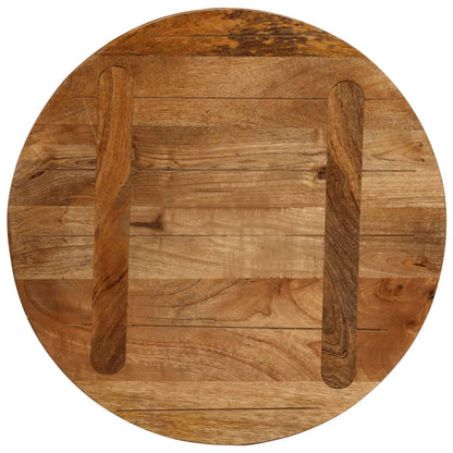 vidaXL Table Top Ø 50x3.8 cm Round Solid Wood Mango 5