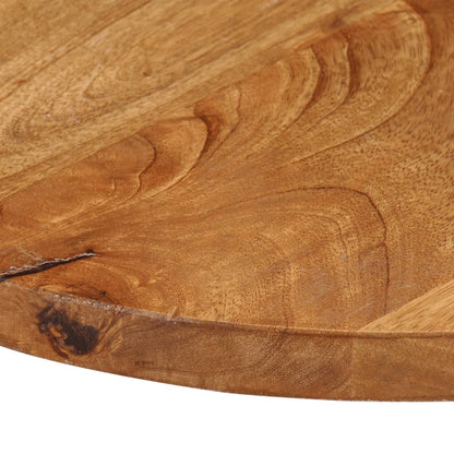vidaXL Table Top Ø 50x3.8 cm Round Solid Wood Mango 6