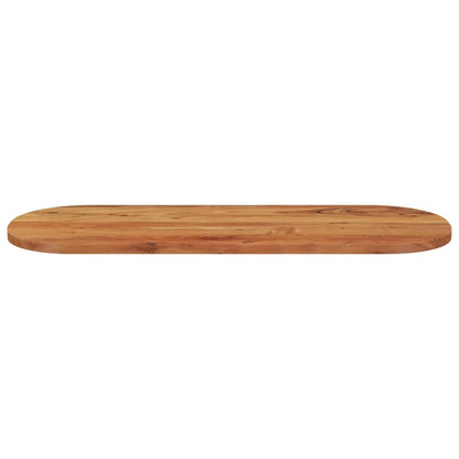 vidaXL Table Top 110x40x2.5 cm Oval Solid Wood Acacia 4