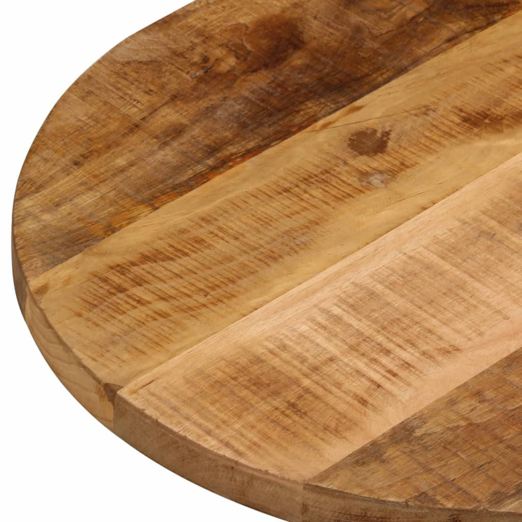 vidaXL Table Top 110x40x3.8 cm Oval Solid Wood Rough Mango 6