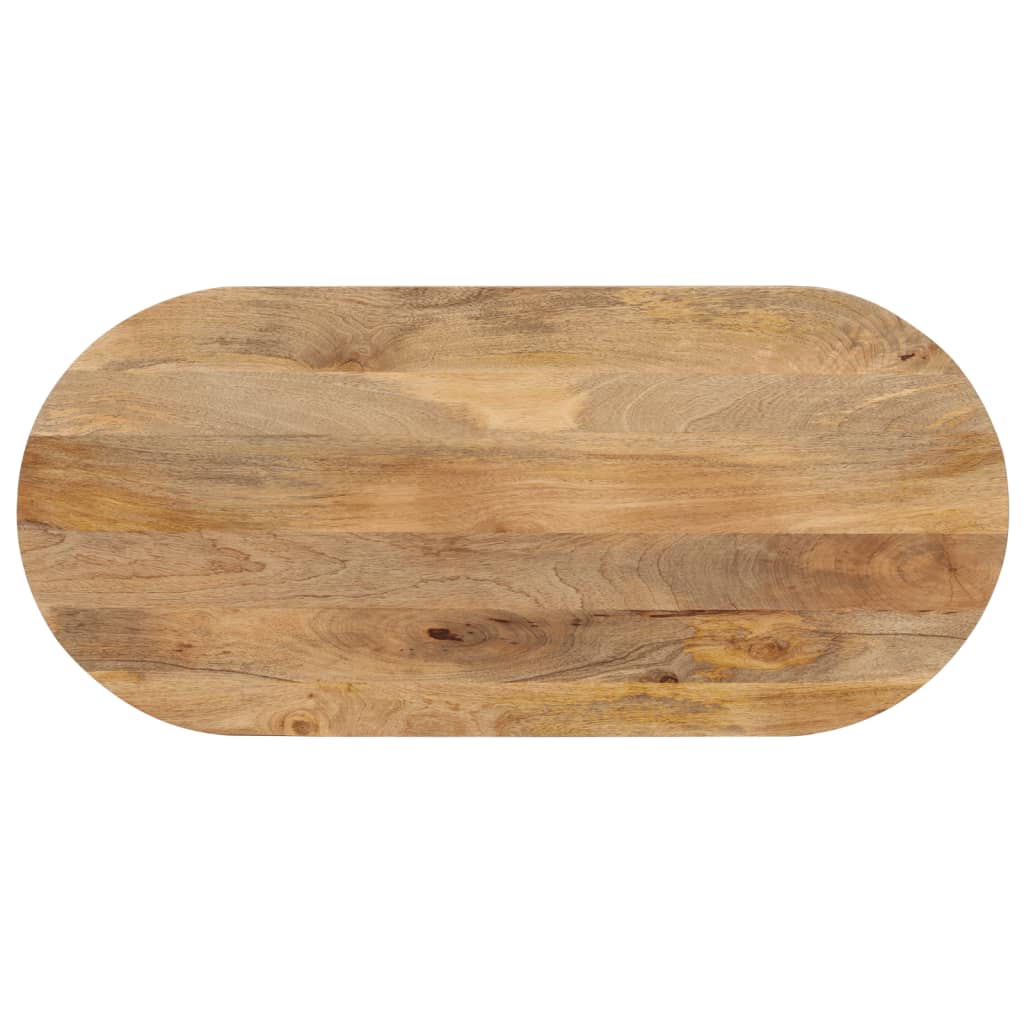 Table Top Oval Solid Wood Mango