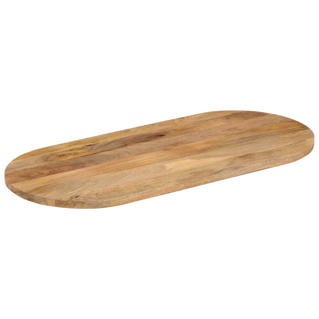Table Top Oval Solid Wood Mango