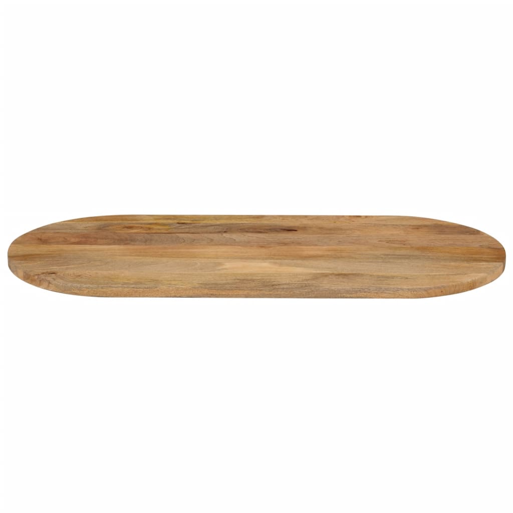 Table Top 120x60x2.5 cm Oval Solid Wood Mango Thickness 25 mm Mango wood(natural) 120 cm