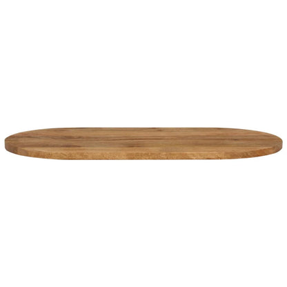 vidaXL Table Top 80x40x3.8 cm Oval Solid Wood Mango 3
