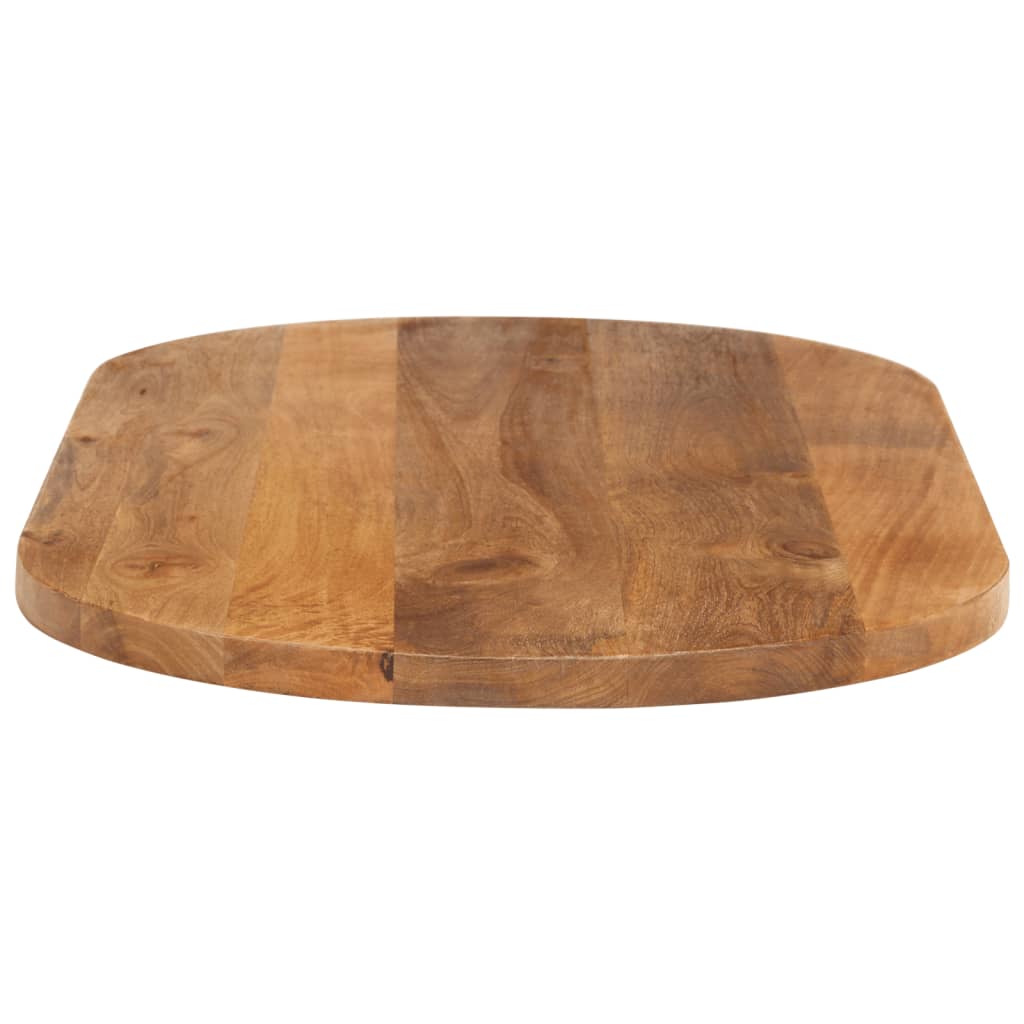 vidaXL Table Top 80x40x3.8 cm Oval Solid Wood Mango 4