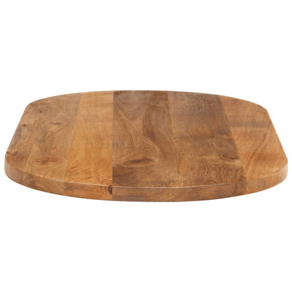 vidaXL Table Top 110x40x3.8 cm Oval Solid Wood Mango 4