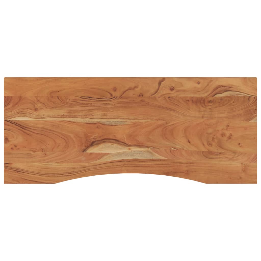 vidaXL Desk Top 120x50x2,5 cm Rectangular Solid Wood Acacia 2