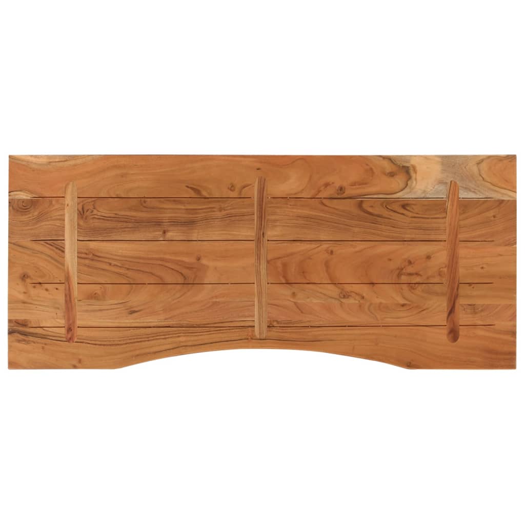 vidaXL Desk Top 120x50x2,5 cm Rectangular Solid Wood Acacia 5