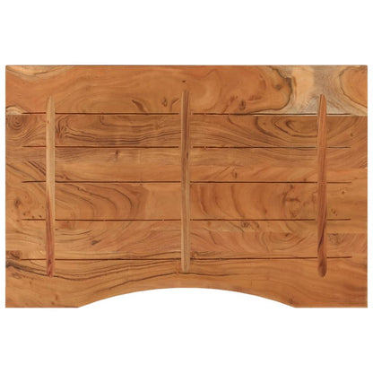vidaXL Desk Top 100x60x2.5 cm Rectangular Solid Wood Acacia 5