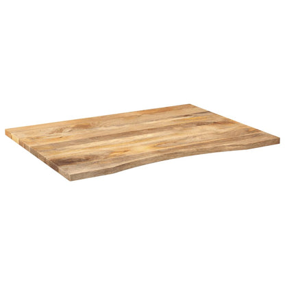 vidaXL Desk Top with Curve 100x80x2,5 cm Solid Wood Rough Mango 2