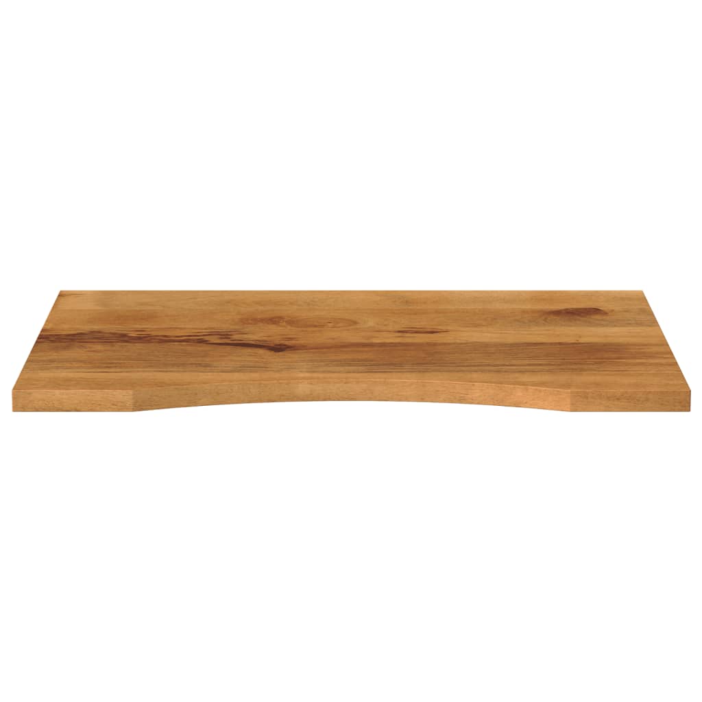 vidaXL Desk Top with Curve 100x50x2.5 cm Solid Wood Rough Mango 3