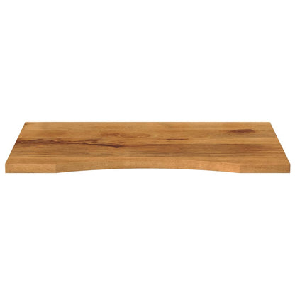 vidaXL Desk Top with Curve 100x50x2.5 cm Solid Wood Rough Mango 3