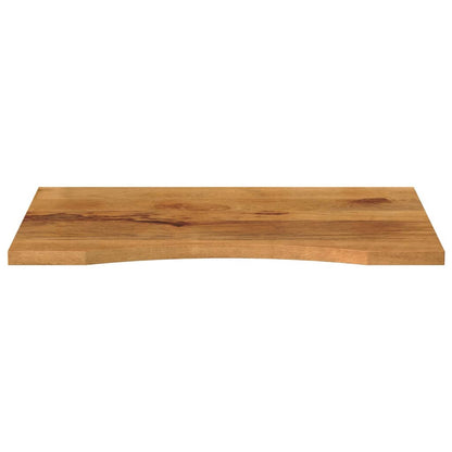 vidaXL Desk Top with Curve 100x60x2.5 cm Solid Wood Rough Mango 3