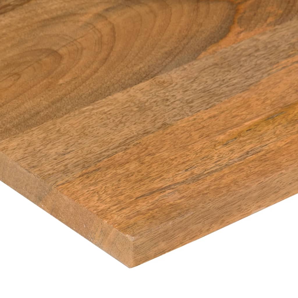 vidaXL Desk Top with Curve 100x60x2.5 cm Solid Wood Rough Mango 6