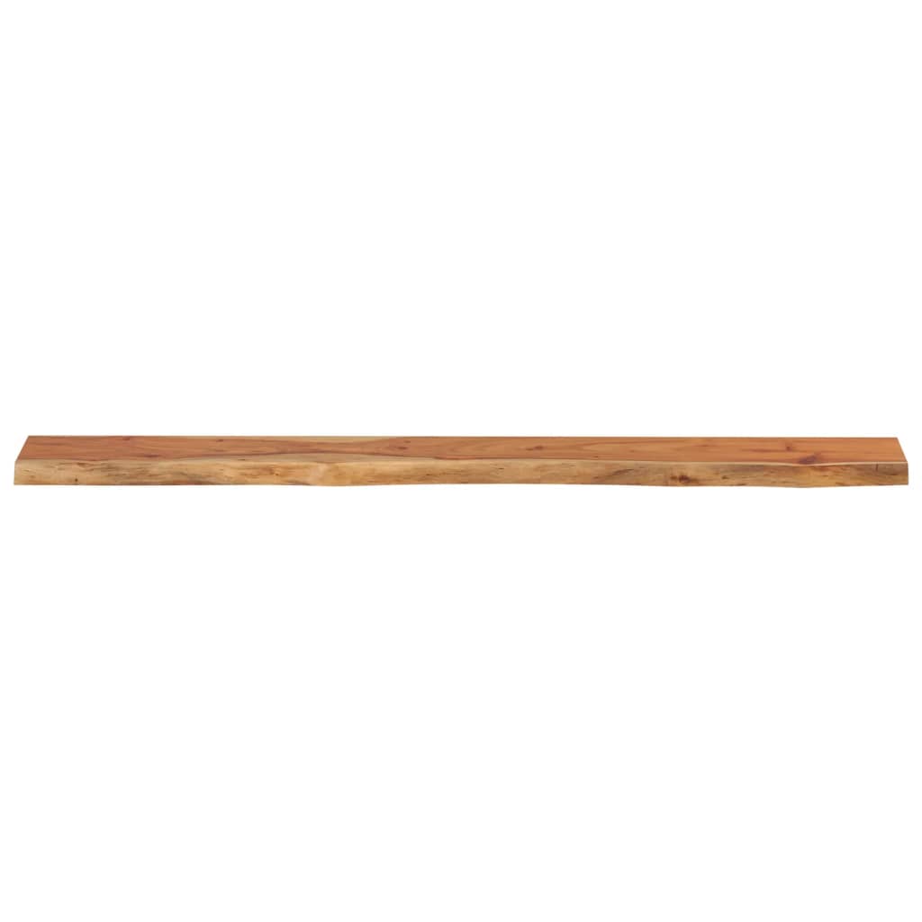 vidaXL Wall Shelf 140x20x2.5cm Rectangular Solid Wood Acacia Live Edge 4