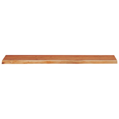 vidaXL Wall Shelf 110x30x2.5 cm Rectangular Solid Wood Acacia Live Edge 4