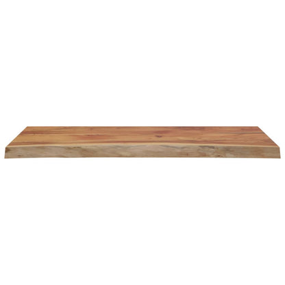 vidaXL Table Top 100x40x2.5 cm Rectangular Solid Wood Acacia Live Edge 4