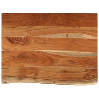 vidaXL Bathroom Countertop 80x60x2.5 cm Rectangular Solid Wood Acacia 2