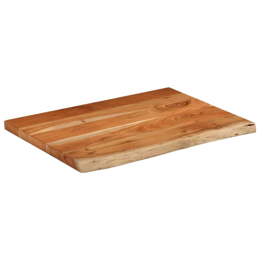 vidaXL Bathroom Countertop 80x60x2.5 cm Rectangular Solid Wood Acacia 3