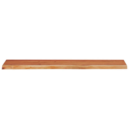 vidaXL Wall Shelf 110x30x3.8 cm Rectangular Solid Wood Acacia Live Edge 4