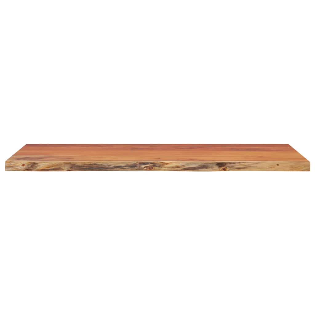 vidaXL Table Top 80x40x3.8 cm Rectangular Solid Wood Acacia Live Edge 4