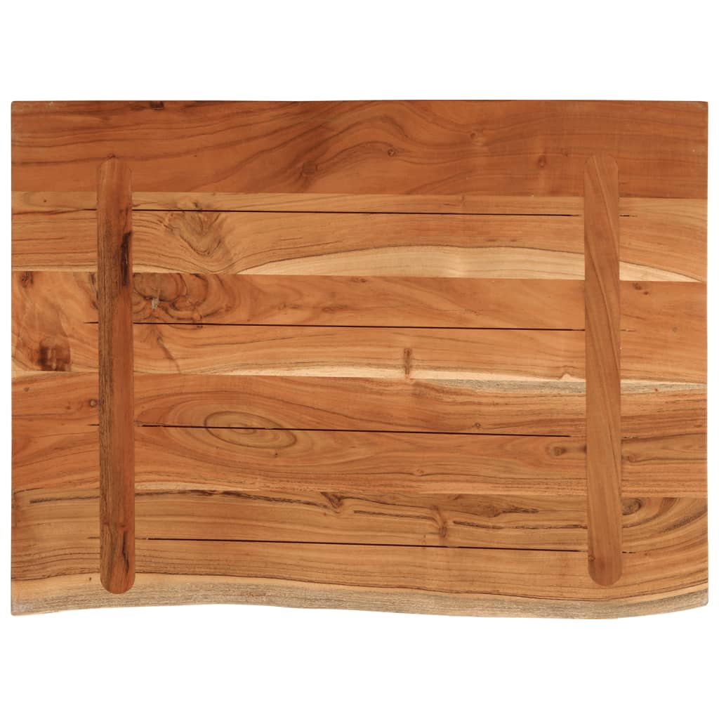 vidaXL Bathroom Countertop 70x60x3.8 cm Rectangular Solid Wood Acacia 5