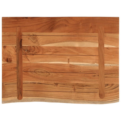 vidaXL Bathroom Countertop 70x60x3.8 cm Rectangular Solid Wood Acacia 5