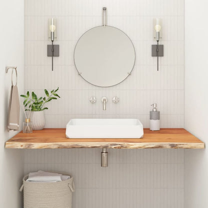 Bathroom Countertop 60x60x2.5 cm Square Solid Wood Acacia Natural Solid Acacia Wood 120 cm