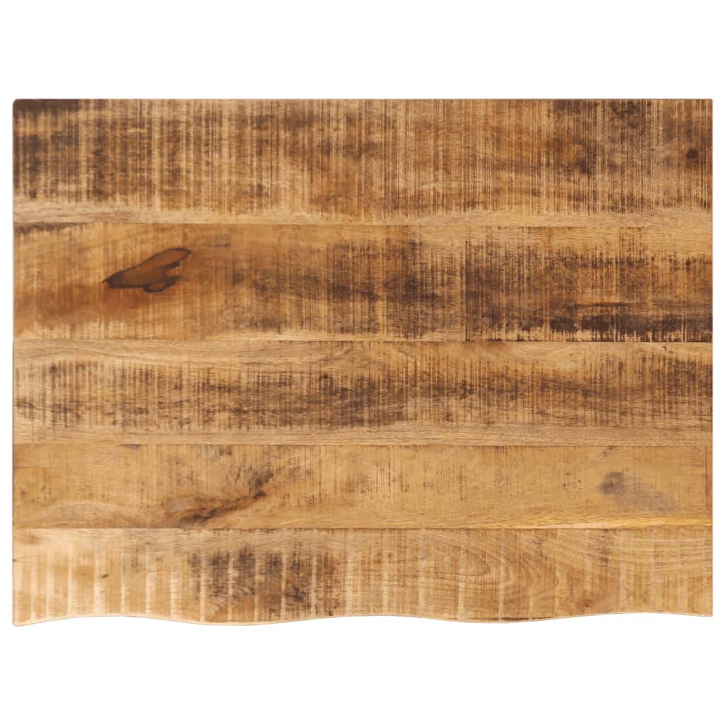 vidaXL Table Top 80x60x2.5 cm Live Edge Solid Wood Rough Mango 1