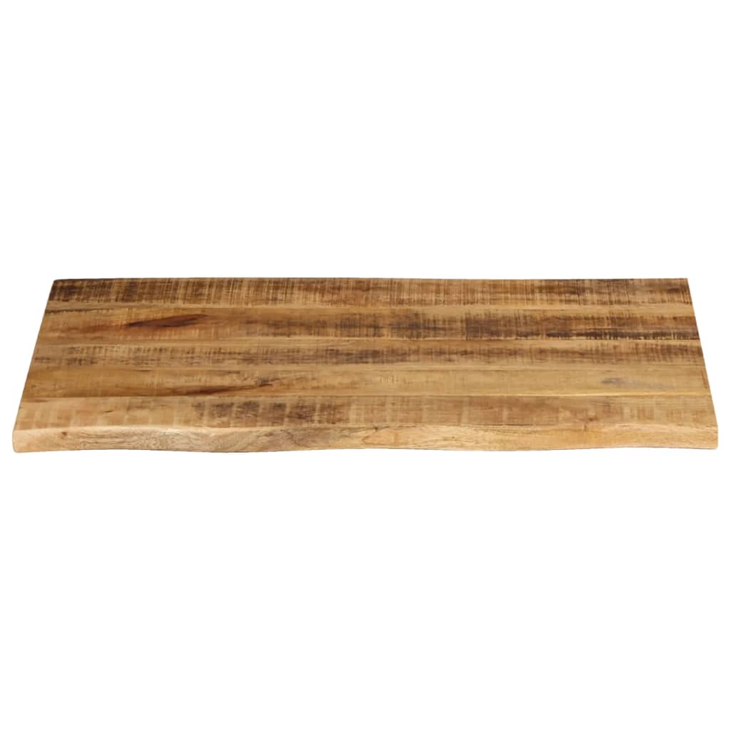 vidaXL Table Top 80x60x2.5 cm Live Edge Solid Wood Rough Mango 3