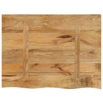 vidaXL Table Top 80x60x2.5 cm Live Edge Solid Wood Rough Mango 5