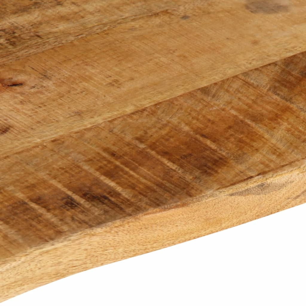vidaXL Table Top 80x60x2.5 cm Live Edge Solid Wood Rough Mango 6