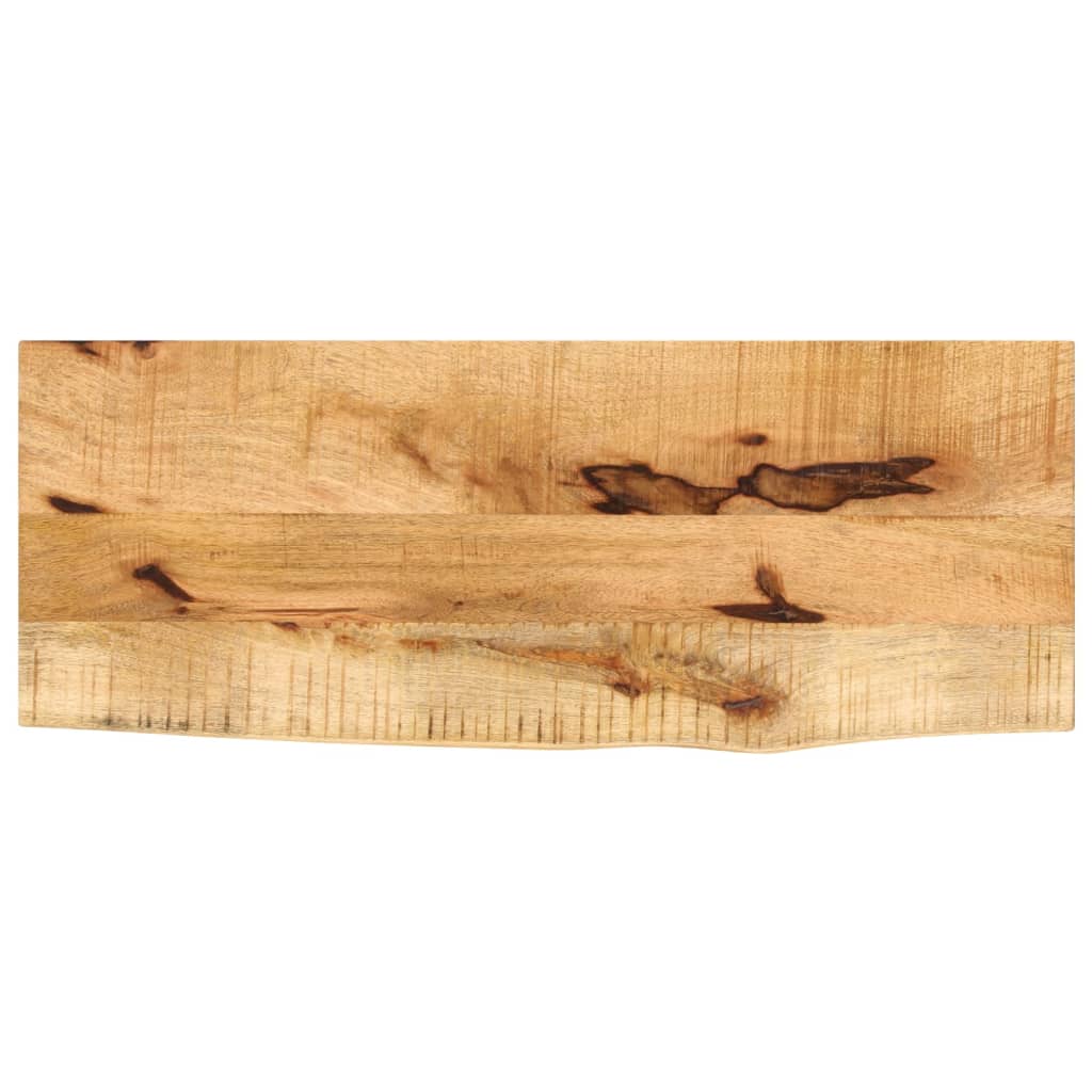 vidaXL Table Top 70x40x3.8 cm Live Edge Solid Wood Rough Mango 1