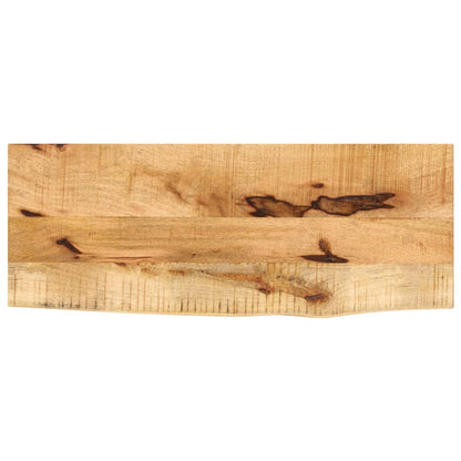 vidaXL Table Top 70x40x3.8 cm Live Edge Solid Wood Rough Mango 1