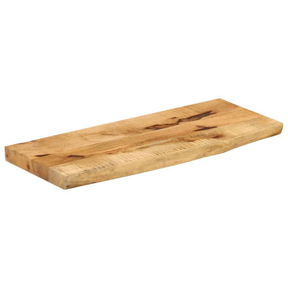 vidaXL Table Top 70x40x3.8 cm Live Edge Solid Wood Rough Mango 2