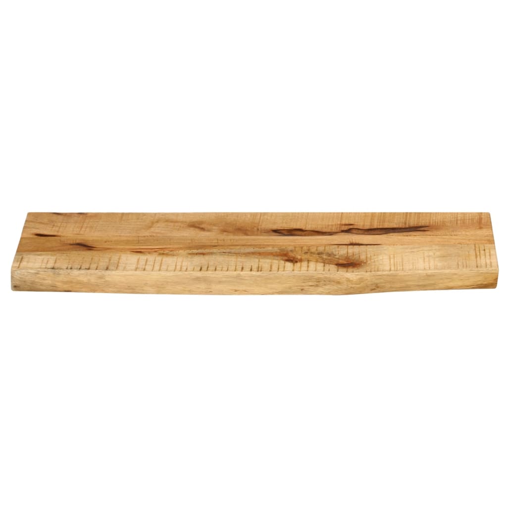 vidaXL Table Top 70x40x3.8 cm Live Edge Solid Wood Rough Mango 3